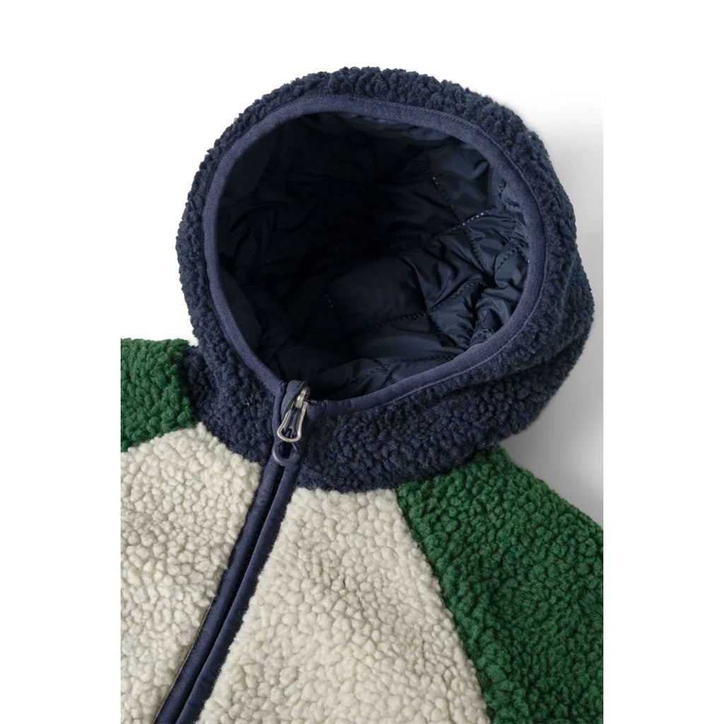 Liewood Jackson Omkeerbare Jas | Garden Green Multi Mix