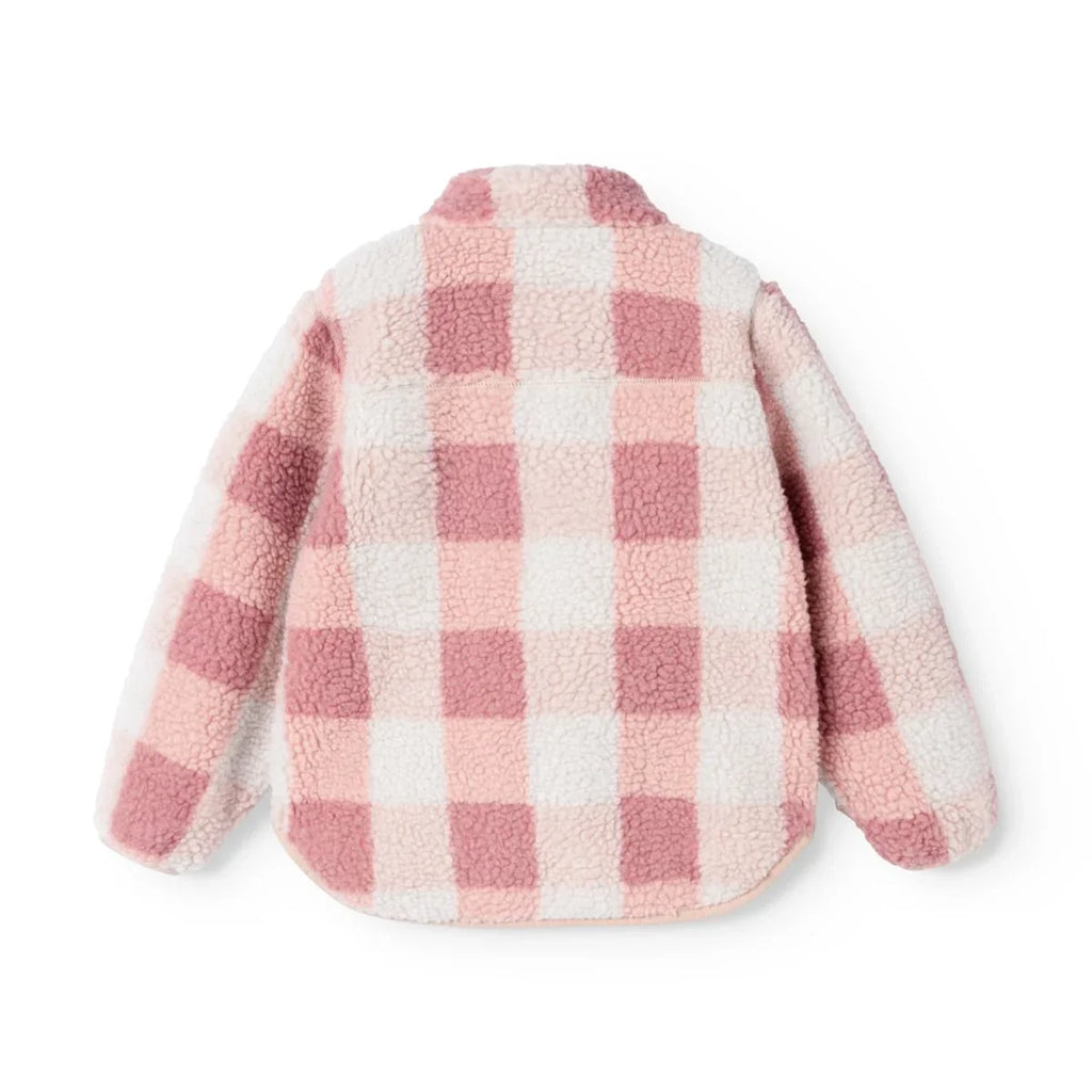 Liewood Nolan Pile Jas | Mega Check / Rose Blush