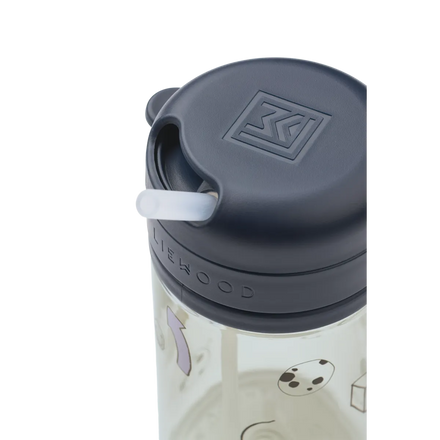 Liewood Pavia Tritan Drinkfles met Rietje 500ml | Play / Dusty Peppermint