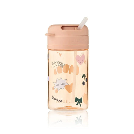 Liewood Pavia Tritan Drinkfles met Rietje 500ml | Mood / Pale Tuscany