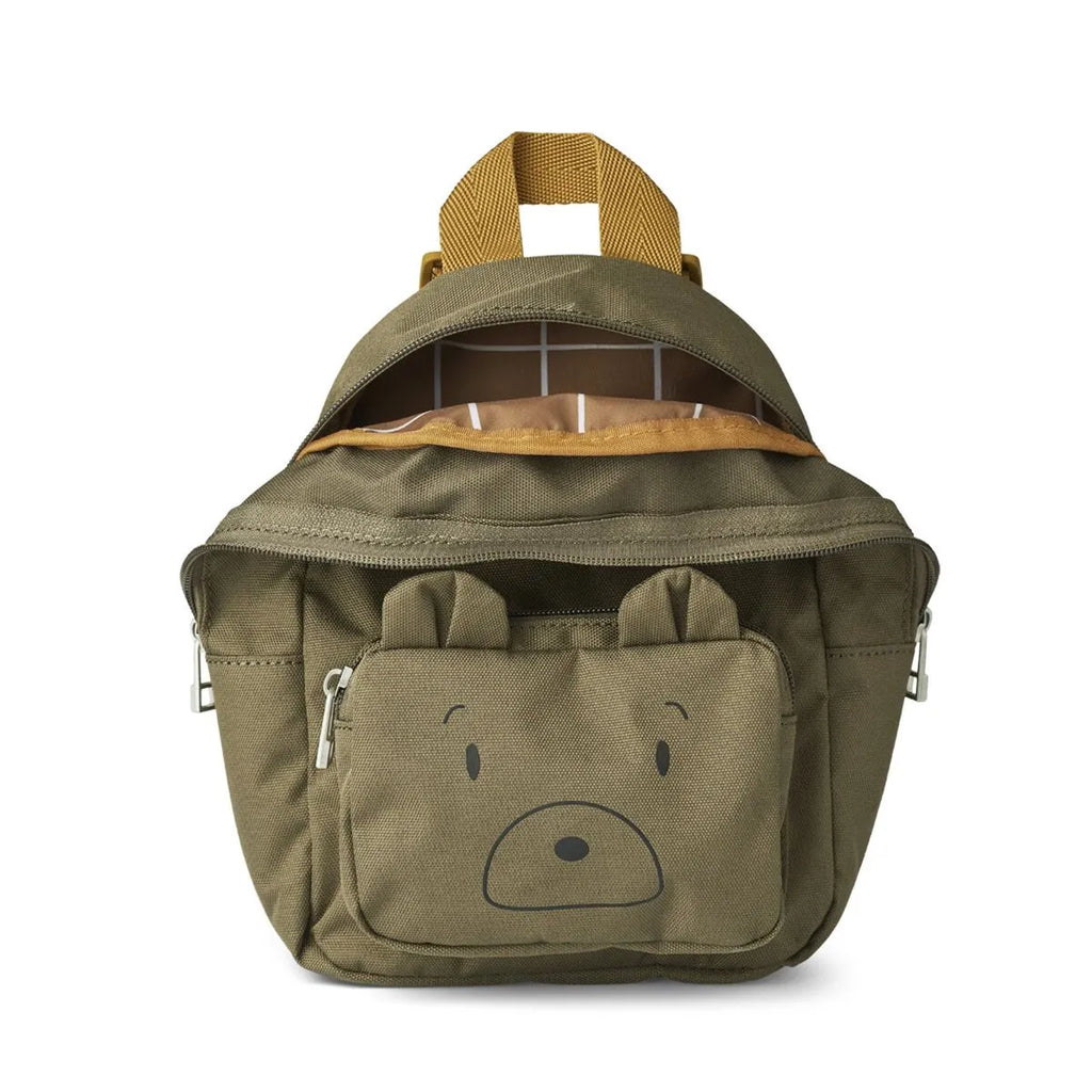 Liewood Saxo Mini Rugzak | Mr. Bear Khaki