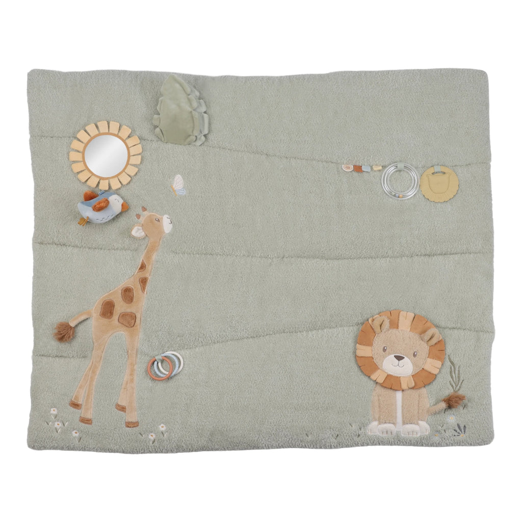 Little Dutch Activiteiten Speelmat Safari Friends | Groen