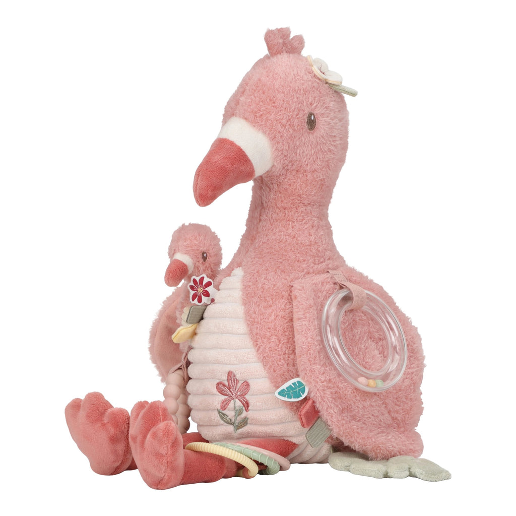 Little Dutch Activiteitenknuffel Safari Friends | Flamingo