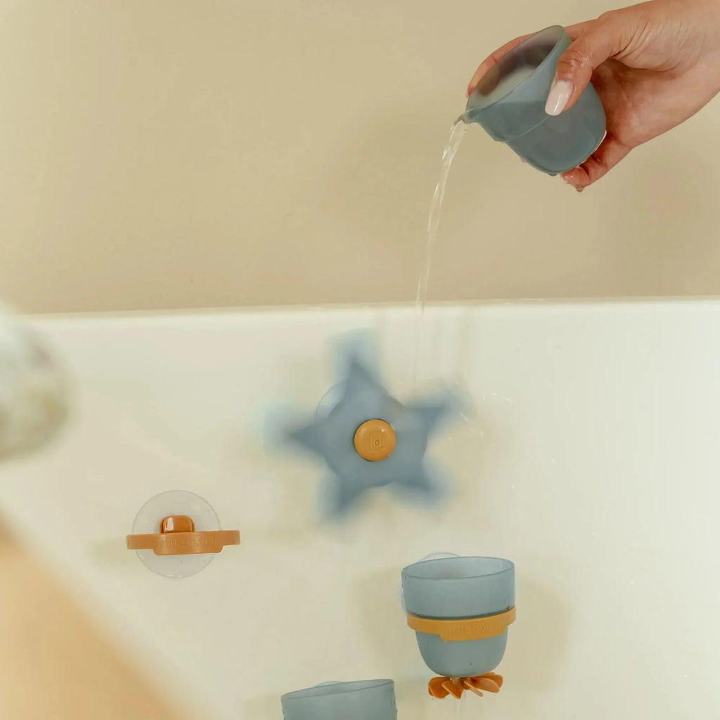 Little Dutch Badwand Bekers | Blauw