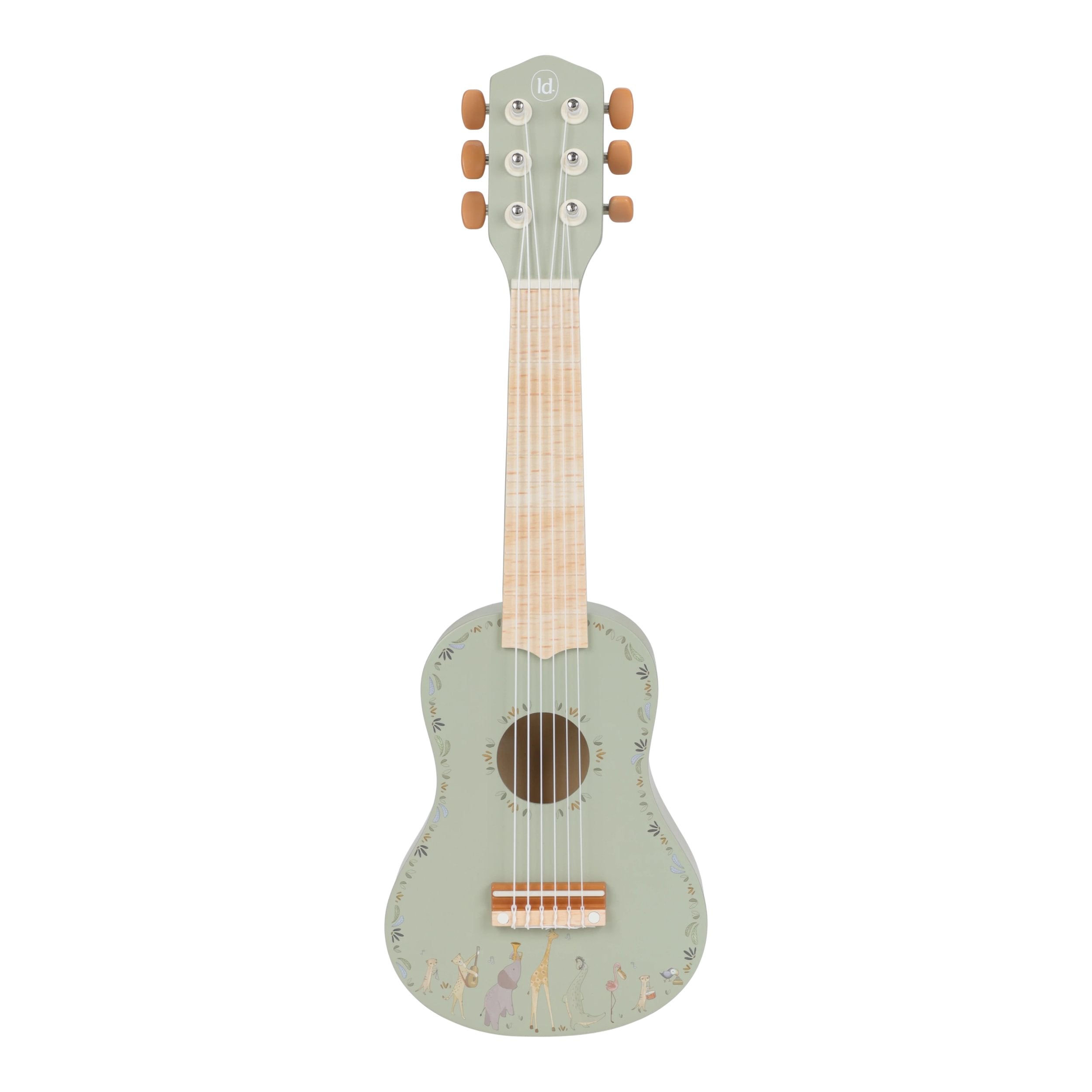 Little Dutch Houten Gitaar Safari Friends | Groen