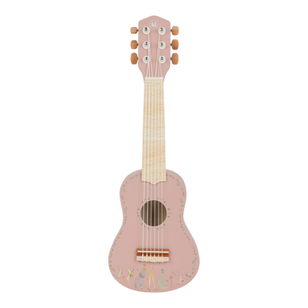 Little Dutch Houten Gitaar Safari Friends | Roze