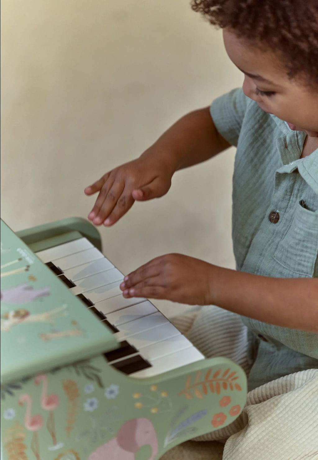Little Dutch Houten Piano Safari Friends | Groen