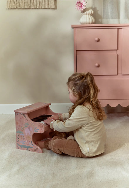 Little Dutch Houten Piano Safari Friends | Roze