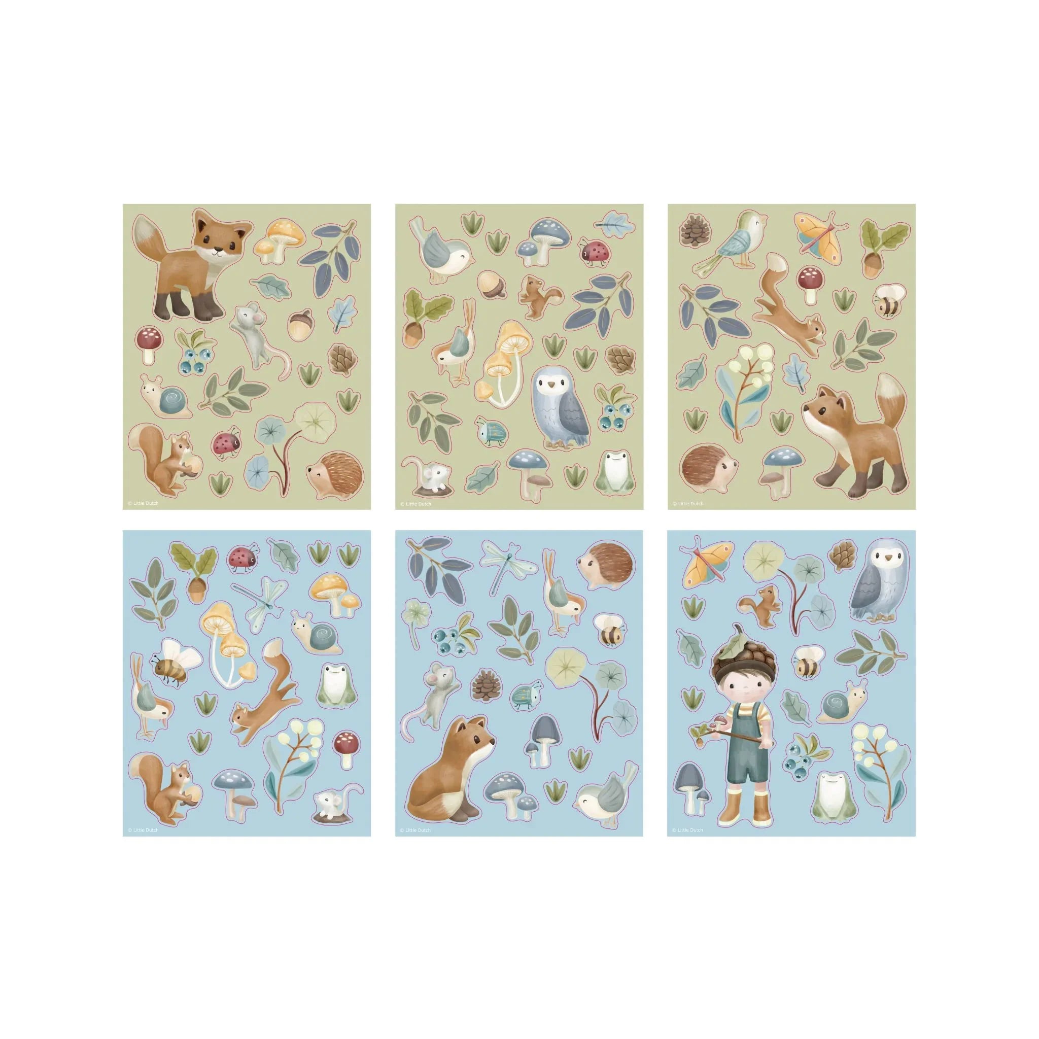 Little Dutch Stickerset Forest Friends twv €4.99