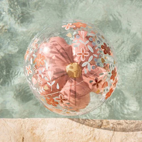 Little Dutch Strandbal 3D Bloem | Pink Flowers