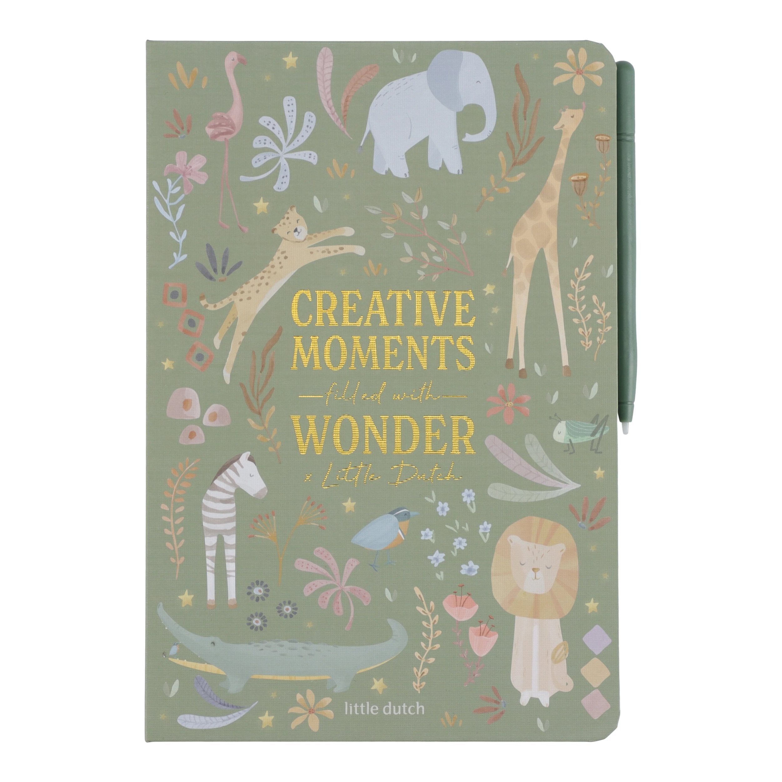 Little Dutch Tekentablet Safari Friends | Groen