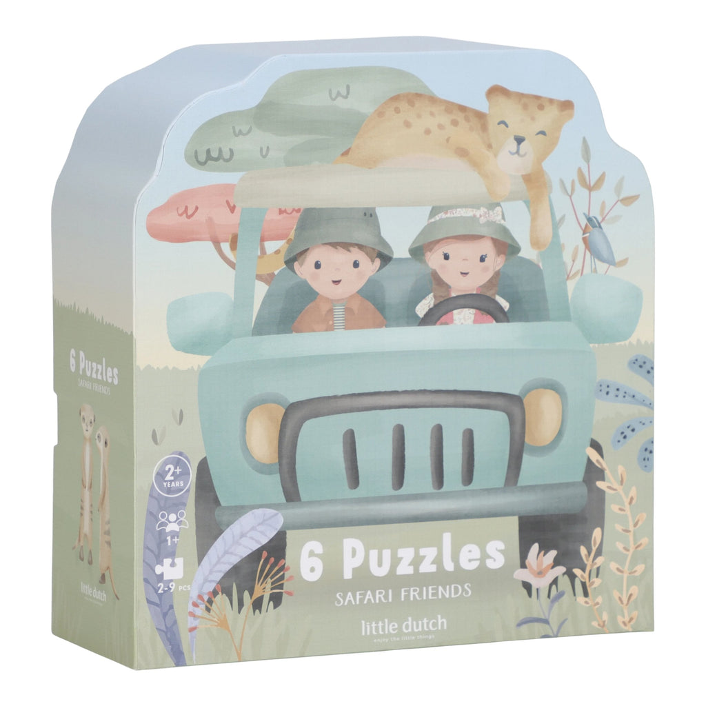 Little Dutch Vloerpuzzel 6 Safari Friends