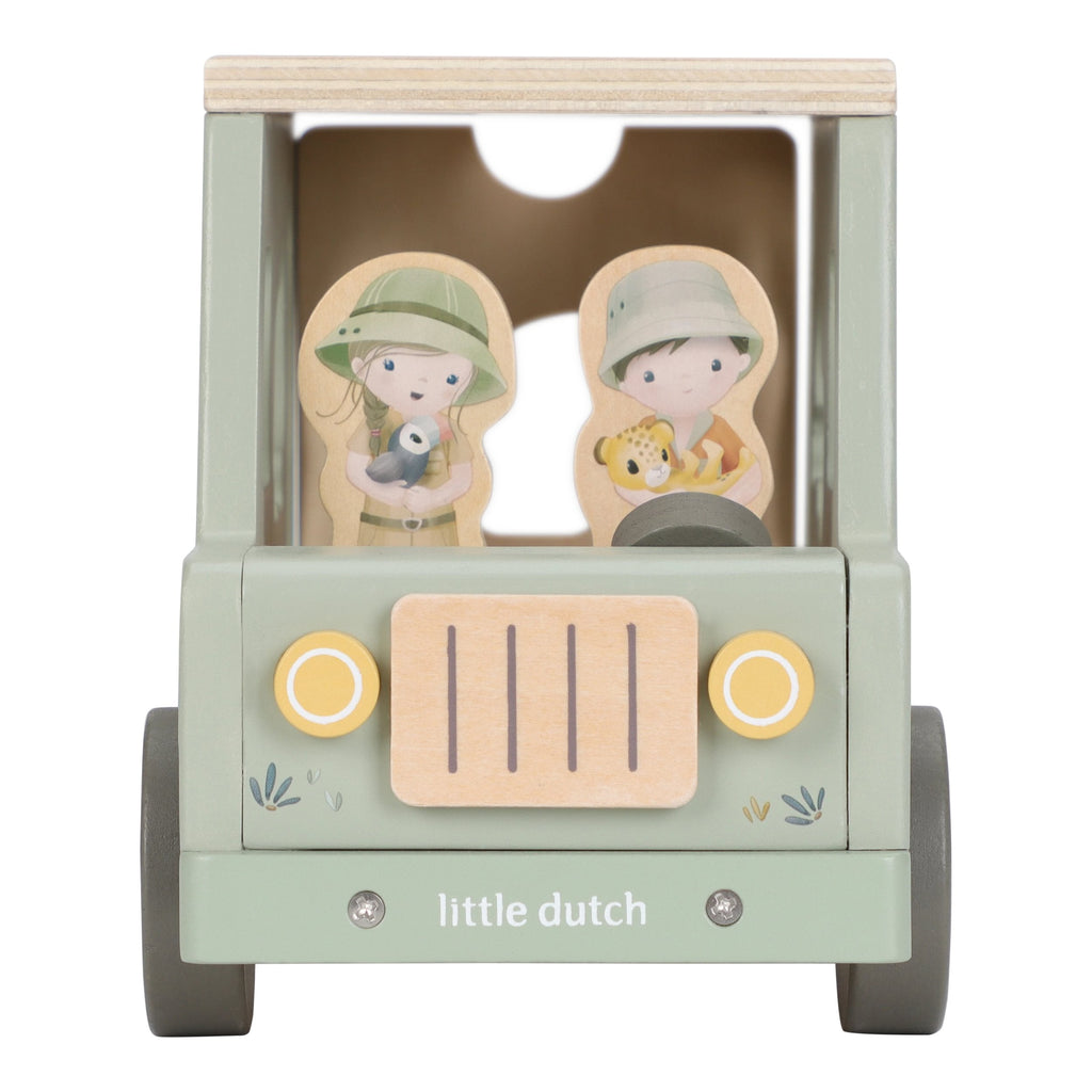 Little Dutch Houten Vormenstoof Safari Auto Safari Friends