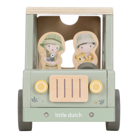 Little Dutch Houten Vormenstoof Safari Auto Safari Friends