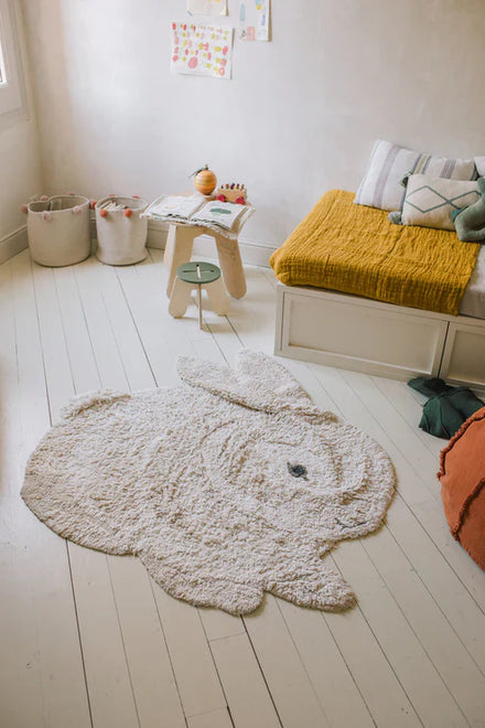 Lorena Canals Tapijt Animals 130x135cm | Bunny