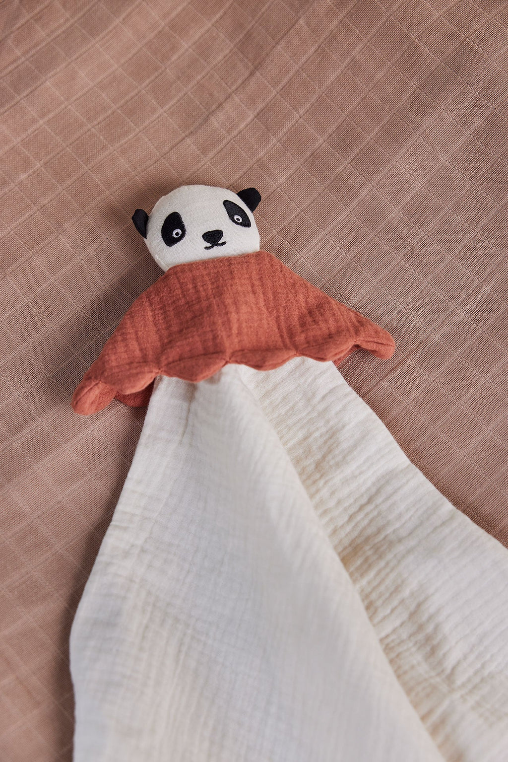 OYOY Knuffeldoekje Panda Lun Lun Cuddle Cloth | Offwhite