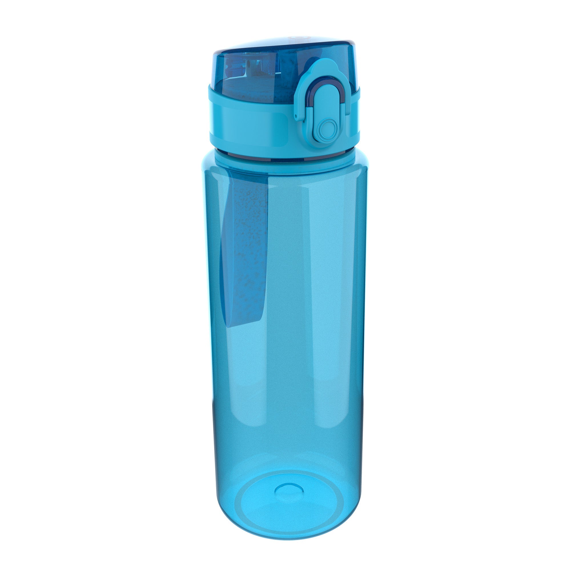Lunch Buddies waterfles 600 ml Pastel Uni Blauw, lekvrije drinkfles voor kinderen bij De Gele Flamingo