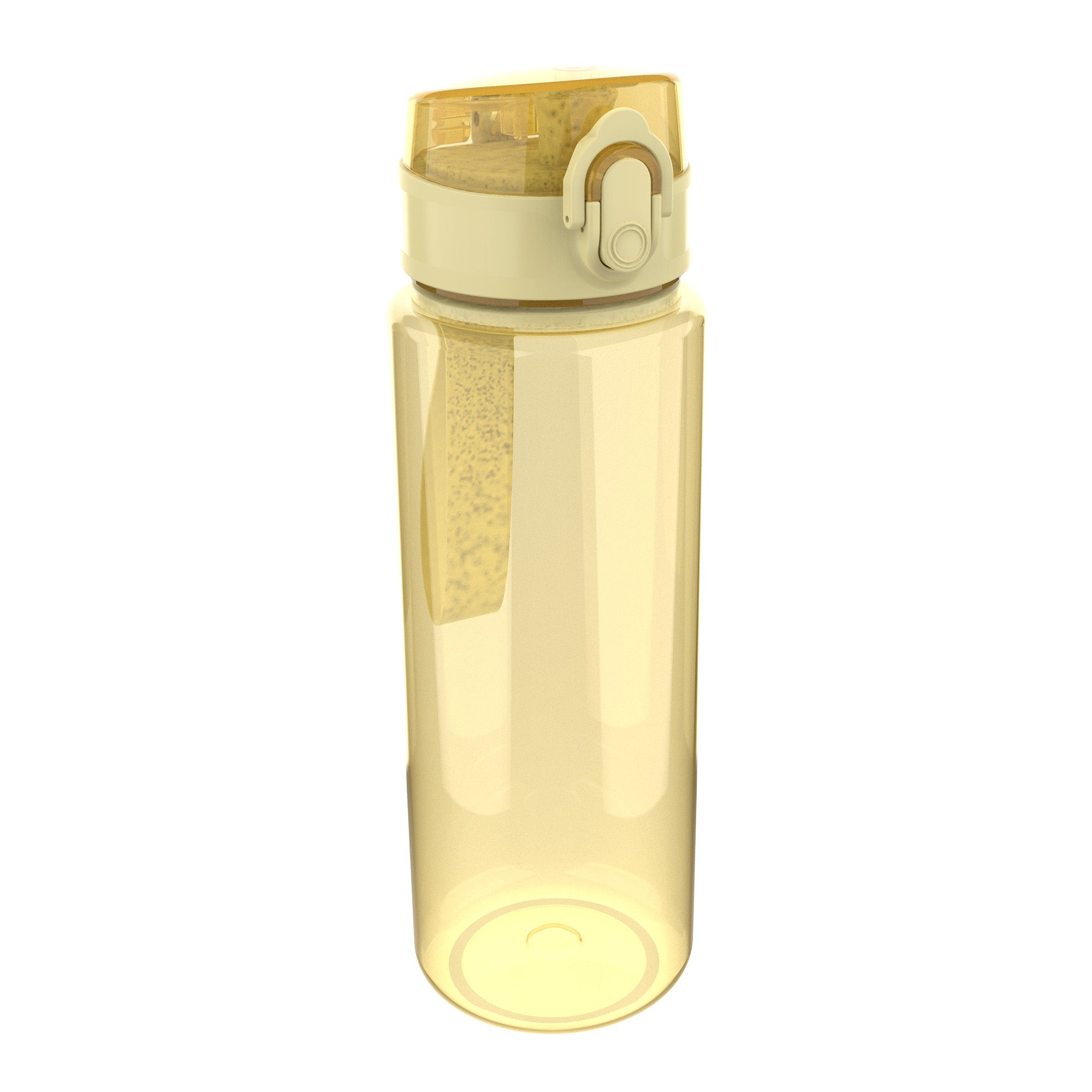 Lunch Buddies waterfles 600 ml Pastel Uni Geel, lekvrije drinkfles voor kinderen bij De Gele Flamingo