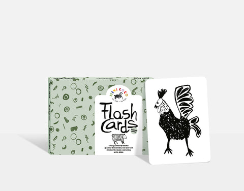 Mini Coco Zintuiglijke Kaarten Baby Flash Cards | Farm