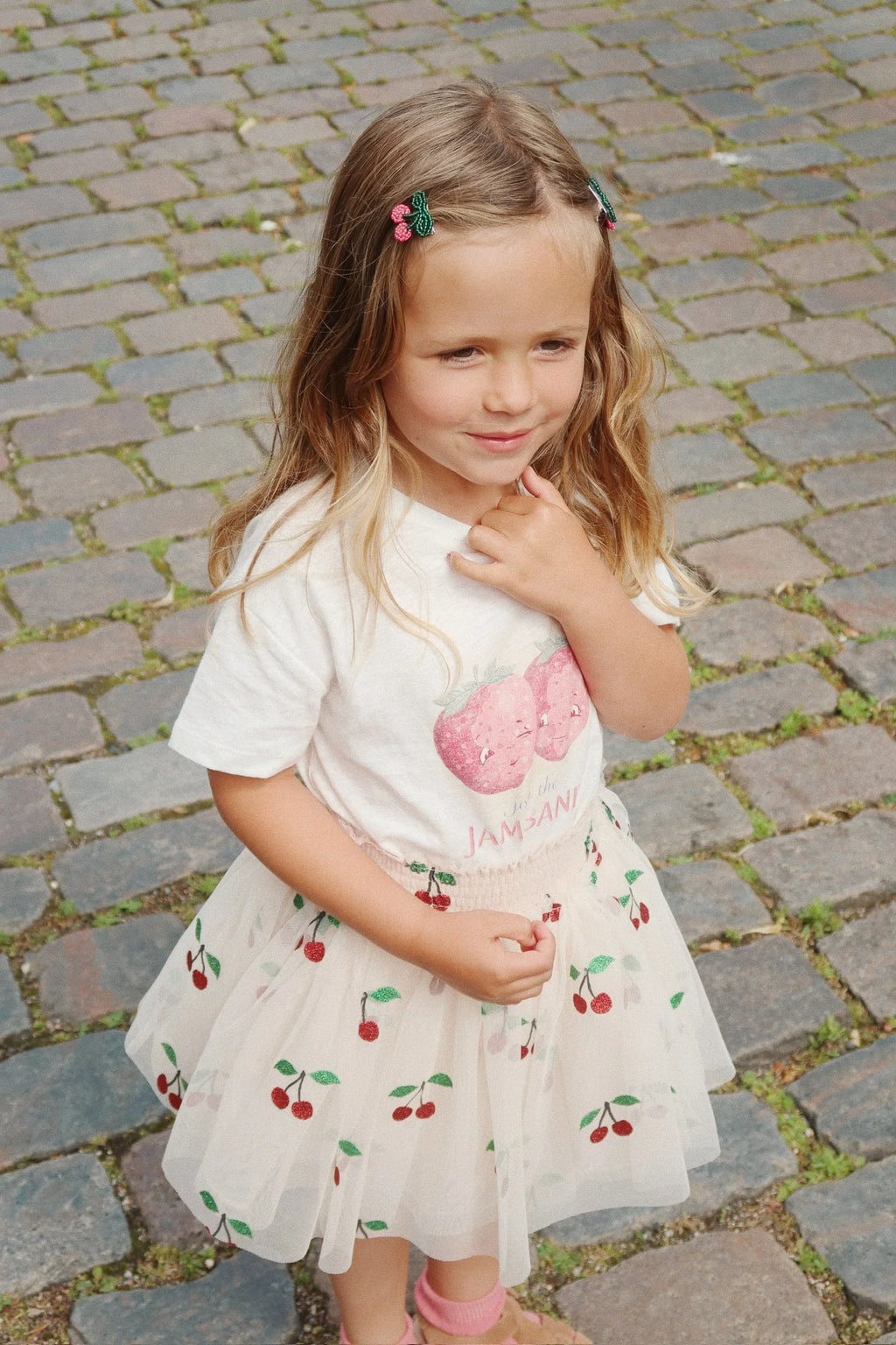 Konges Sløjd 2-Pack Hairclips Bow | Kersen
