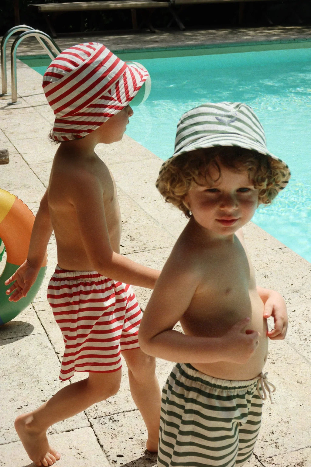 Konges Sløjd Asnou Zwemshort | Stripe Rouge