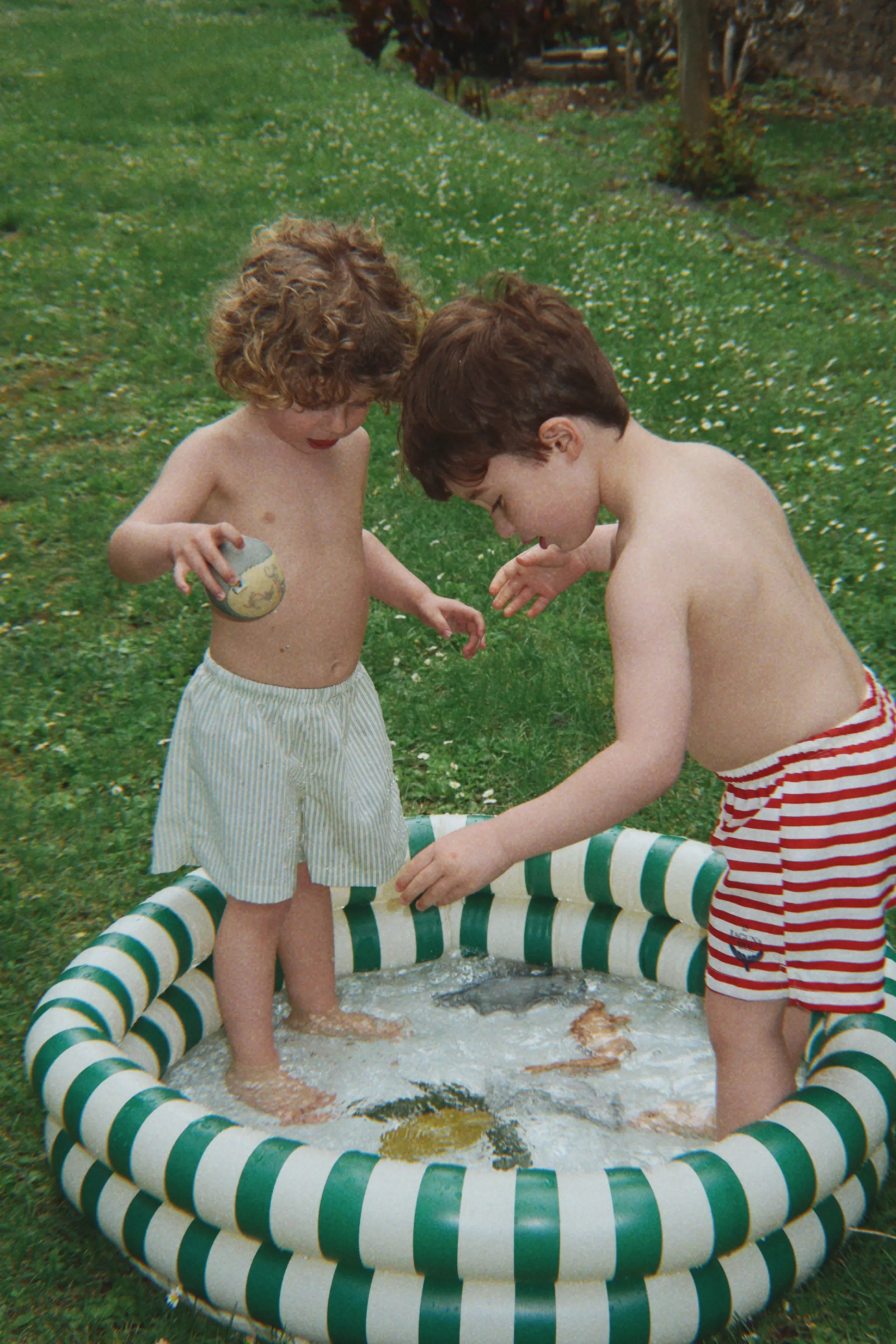 Konges Sløjd Zwembad 90cm | Green Stripe