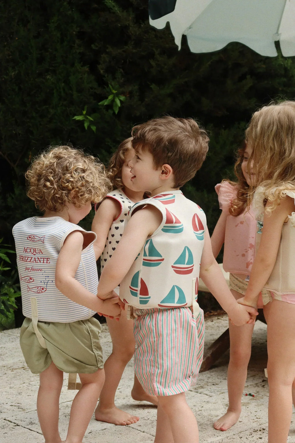 Konges Sløjd Asnou Zwemshort | Blush Stripe