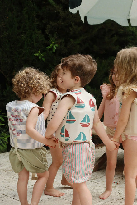 Konges Sløjd Asnou Zwemshort | Blush Stripe