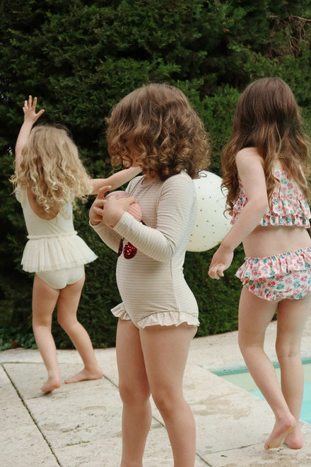 Konges Sløjd Badpak Jade | Rose Stripe