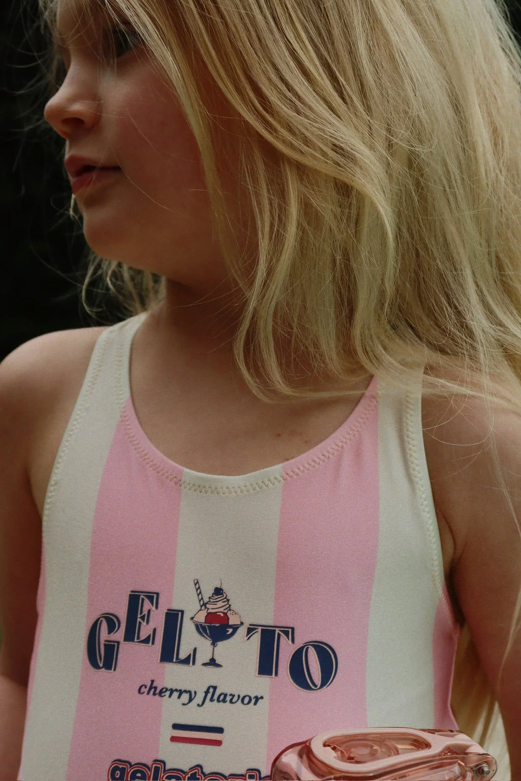 Konges Sløjd Badpak Pomia | Candy Stripe Rose