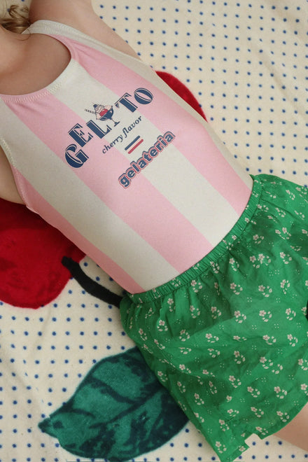 Konges Sløjd Badpak Pomia | Candy Stripe Rose