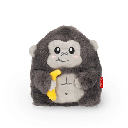 Legami Super Soft mini knuffel Gorilla van 20 cm met de boodschap Wild but Kind