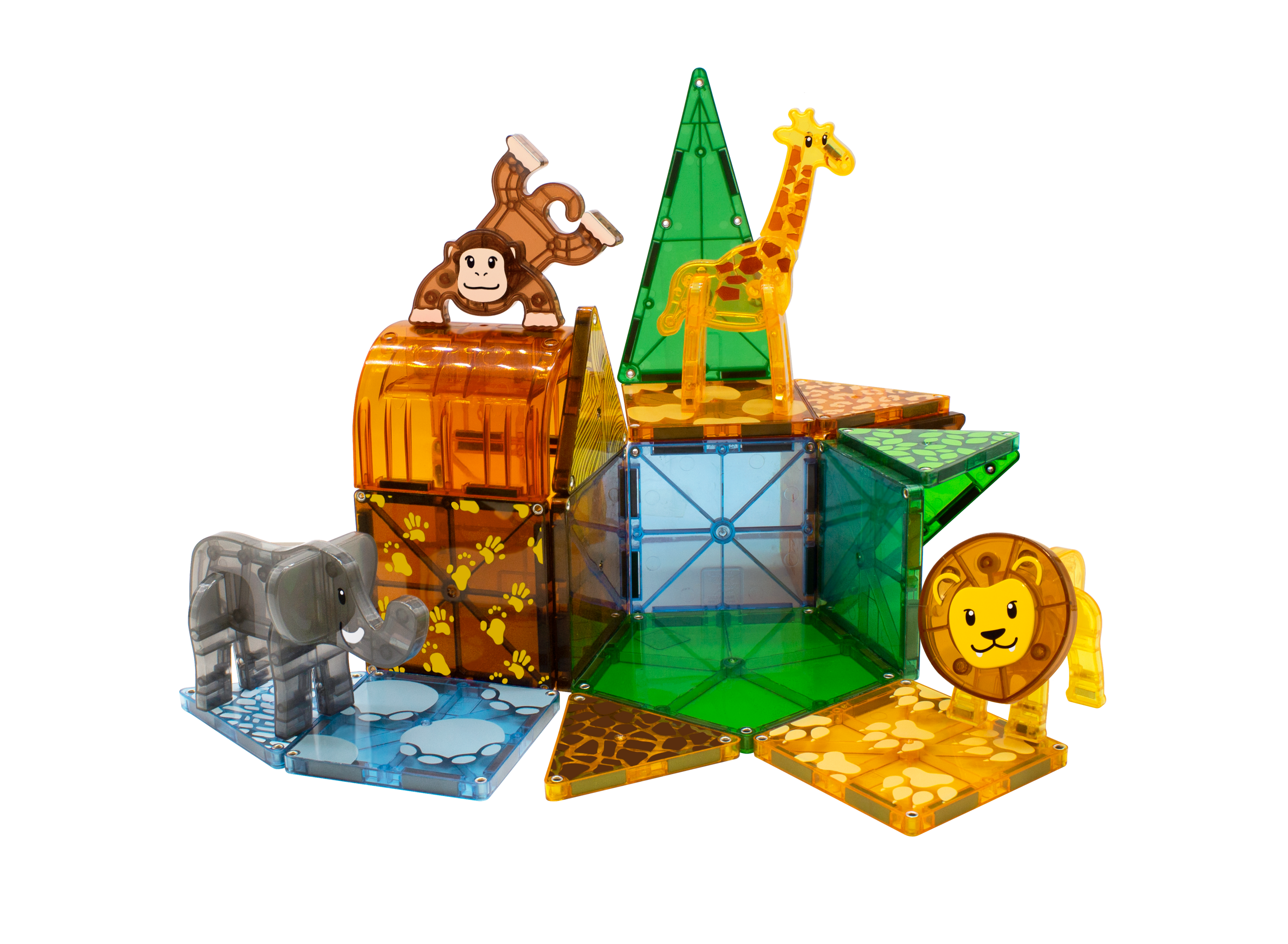 Magna-Tiles Safari Animals | 25 Stuks