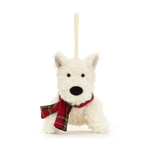 Jellycat Knuffel Munro Scottie Dog Kerst Decoratie