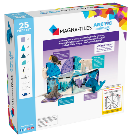 Magna-Tiles Arctic Animals | 25 Stuks