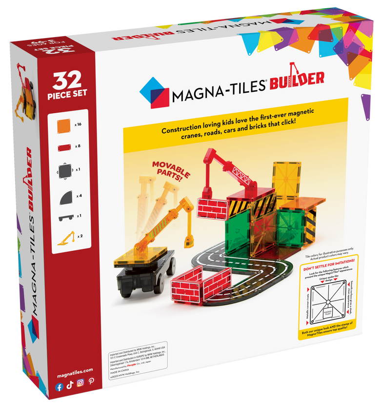 Magna-Tiles Builder | 32 Stuks