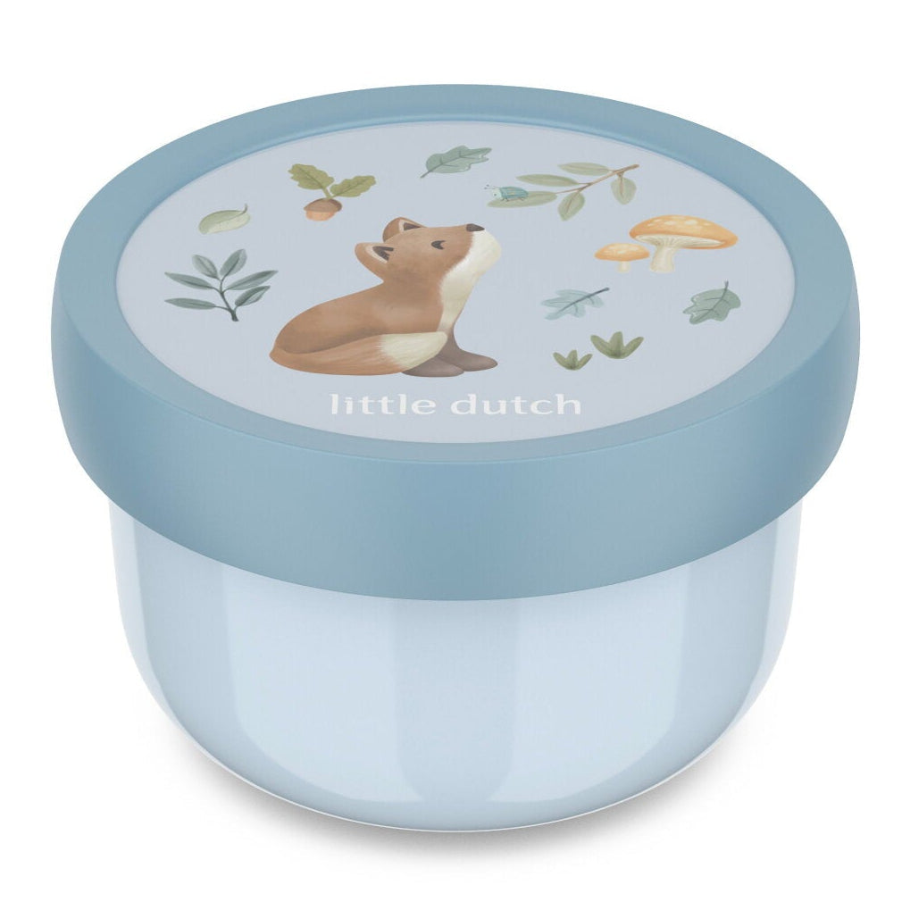 Mepal Little Dutch Fruitbox Campus 300ml met Vorkje | Forest Friends