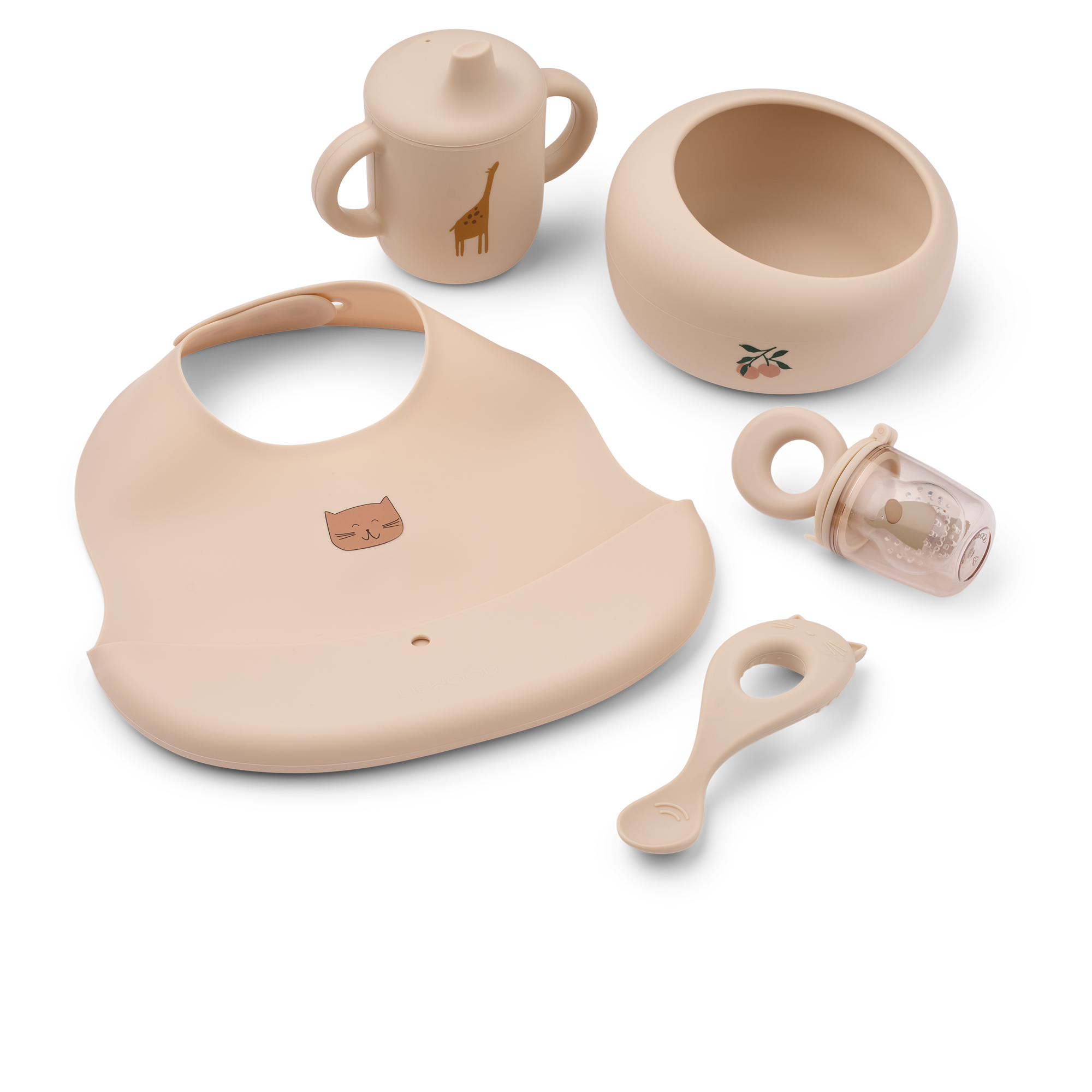 Liewood Mileah Baby Eetset | Apple Blossom