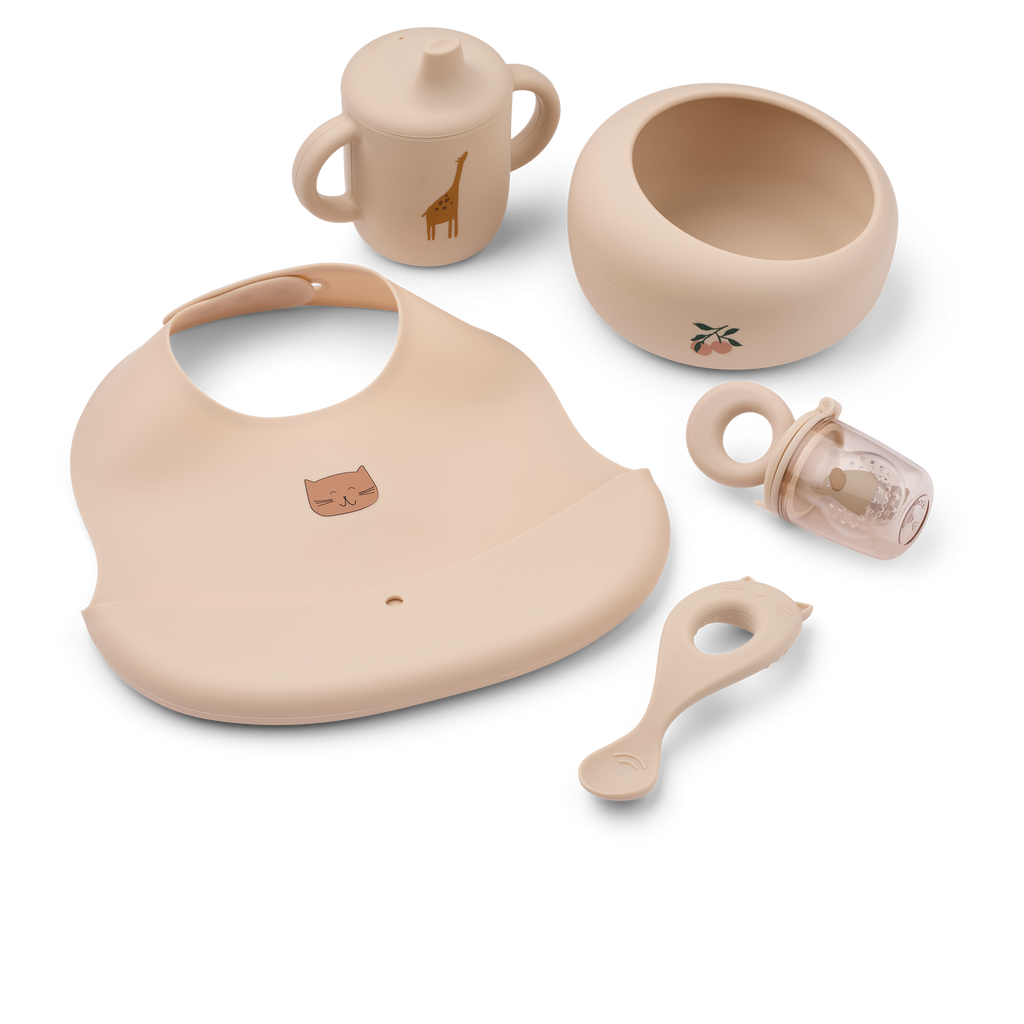 Liewood Mileah Baby Eetset | Apple Blossom