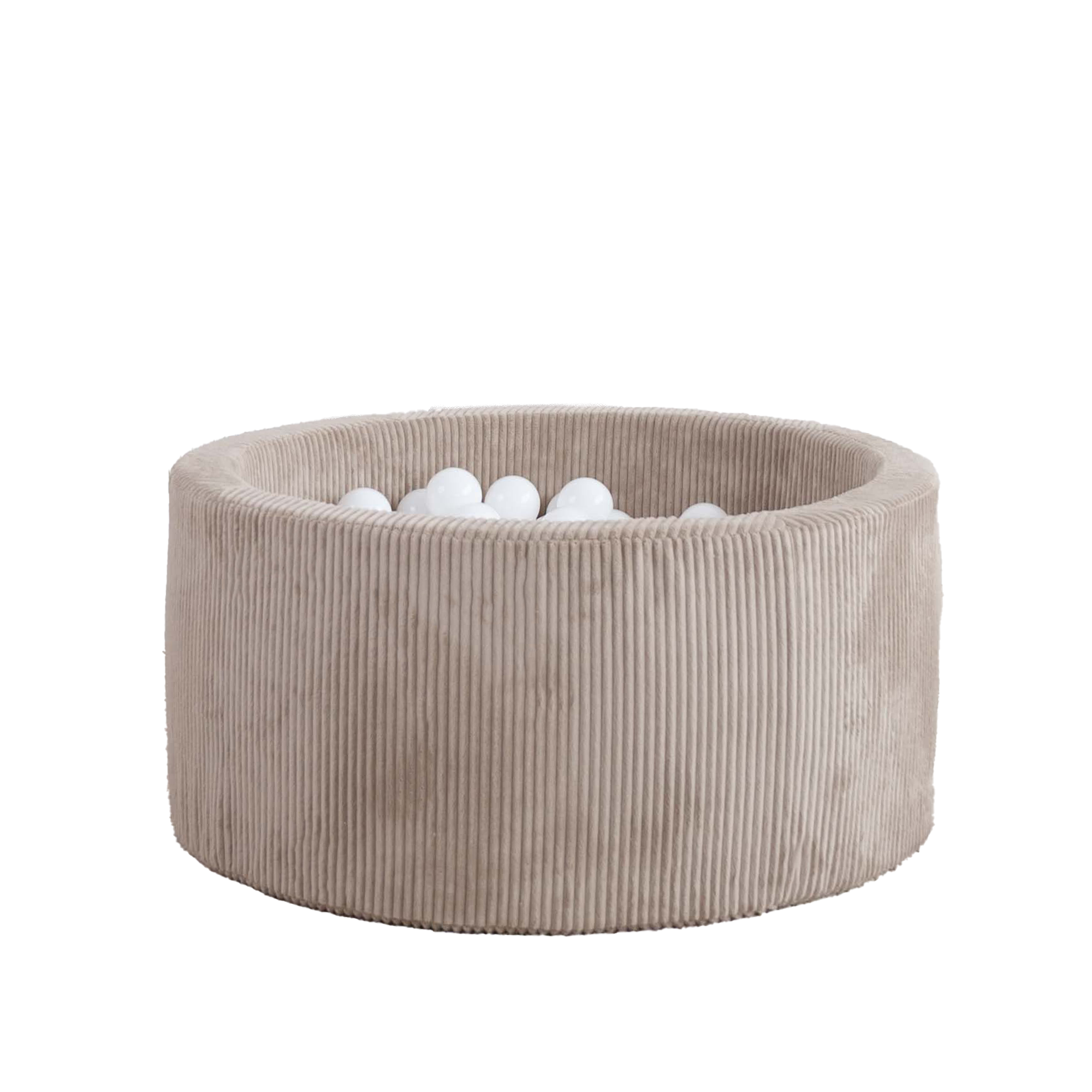 Moje Ballenbad Velvet Rib 90x40cm | Beige