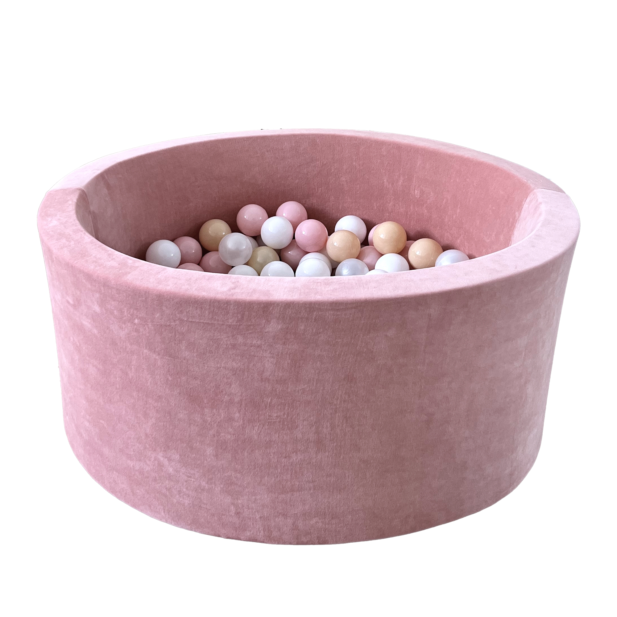 Moje Ballenbad Soft Velvet 90x40cm | Raspberry Pink