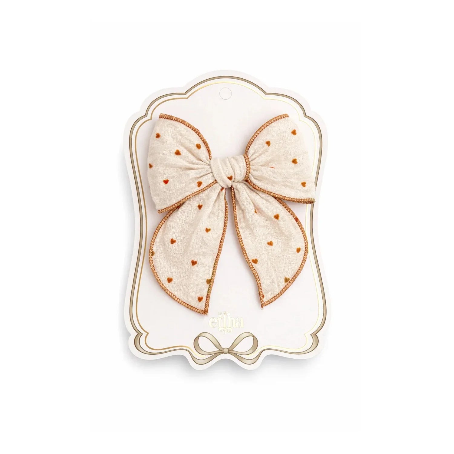 Mrs. Ertha Fable Bow Clip | Tiny Hearts