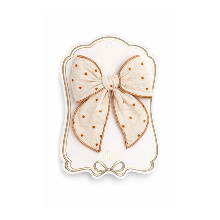 Mrs. Ertha Fable Bow Clip | Tiny Hearts