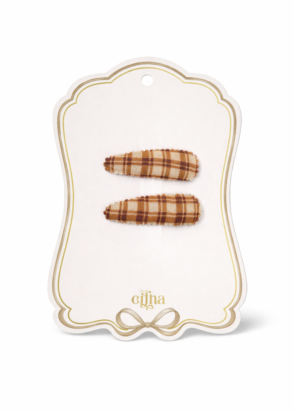Mrs. Ertha Haarspeldjes | Honey Plaid