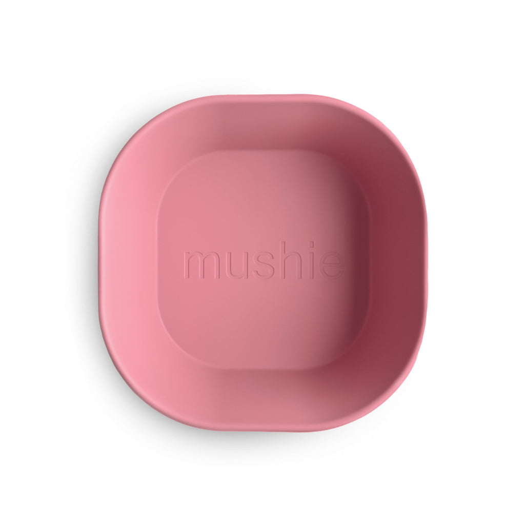 Mushie Kom Vierkant Set 2 | Dusty Rose