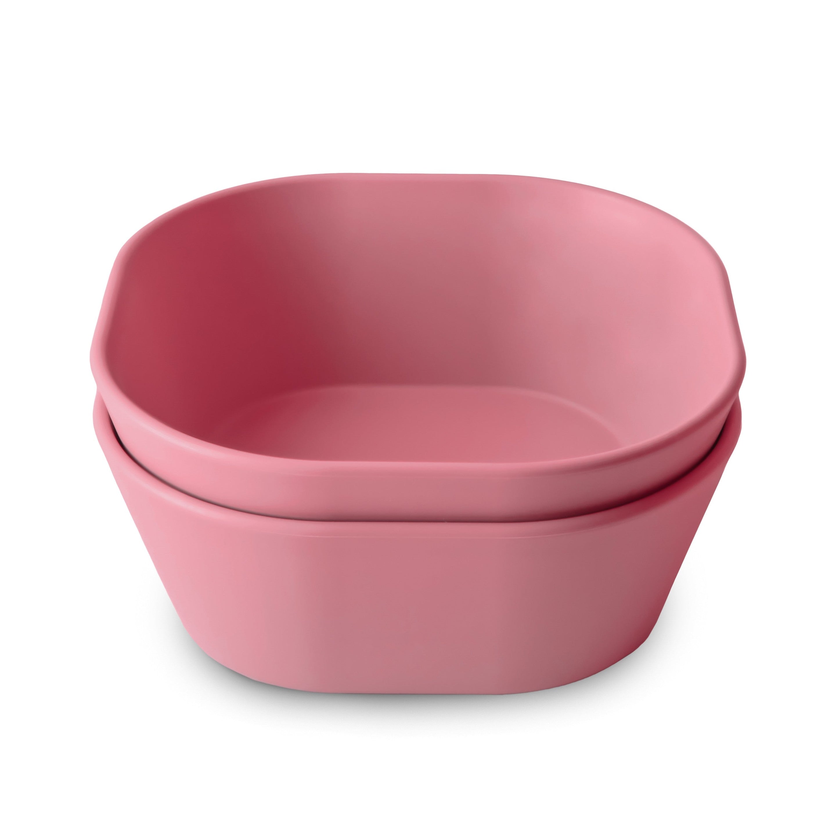 Mushie Kom Vierkant Set 2 | Dusty Rose