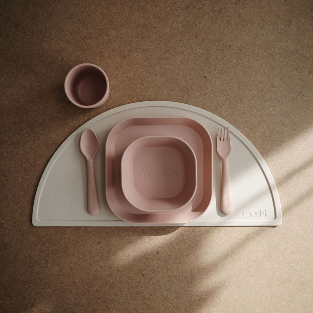 Mushie Bord Vierkant Set 2 | Blush