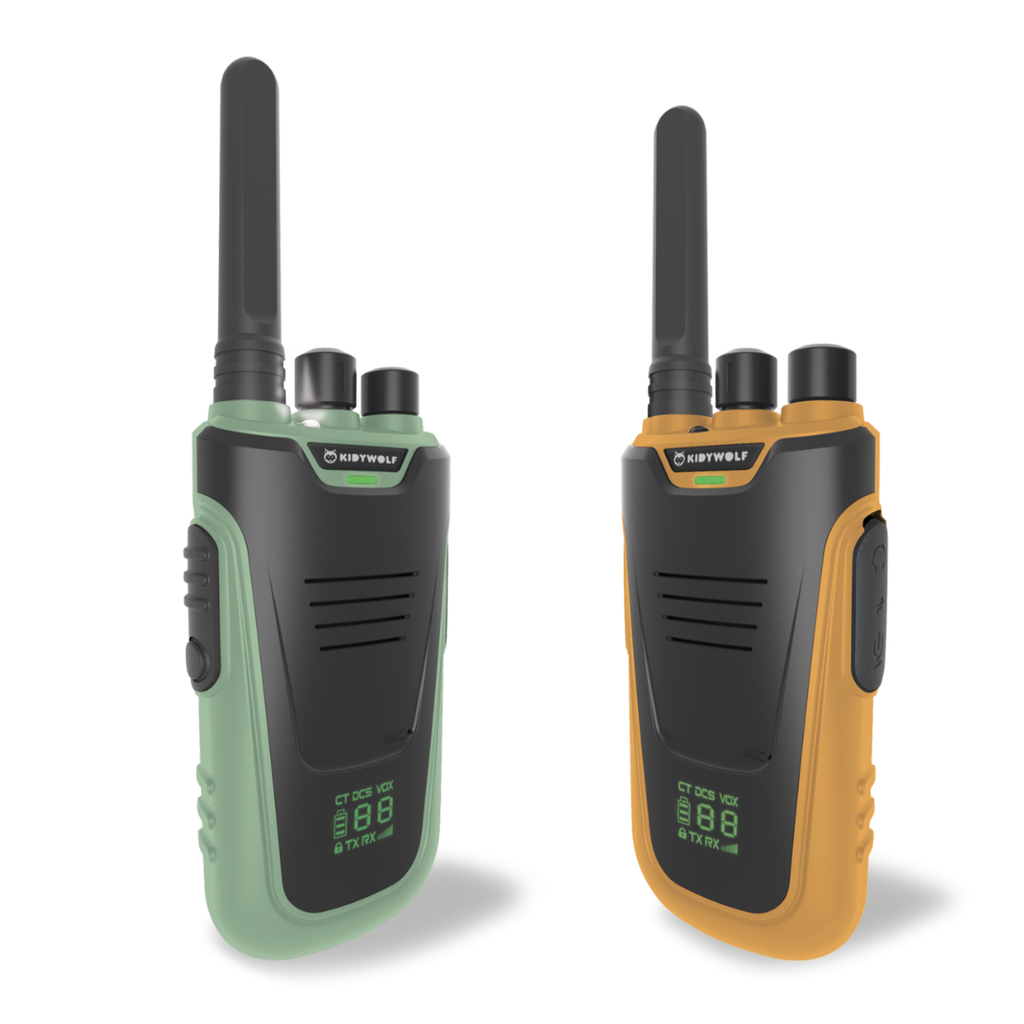 Kidywolf Kidytalk Walkie Talkie 2 Stuks | Groen - Oranje