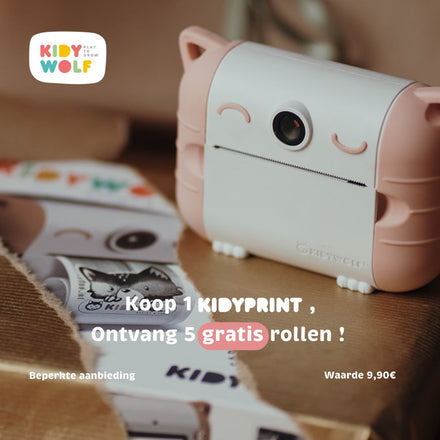 Kidywolf Kidyprint + GRATIS Kidyroll | Peach