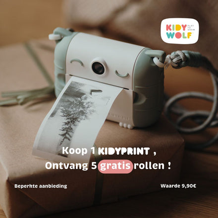 Kidywolf Kidyprint + GRATIS Kidyroll | Green